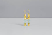 Todd Reed earrings in 18k yellow gold, and Aquamarine(~18.55ct)